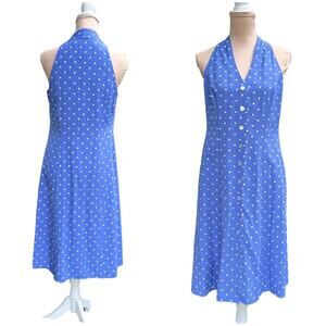 Vintage Pin Up Style Polka Dot Dress Rockabilly  Marilyn   8P